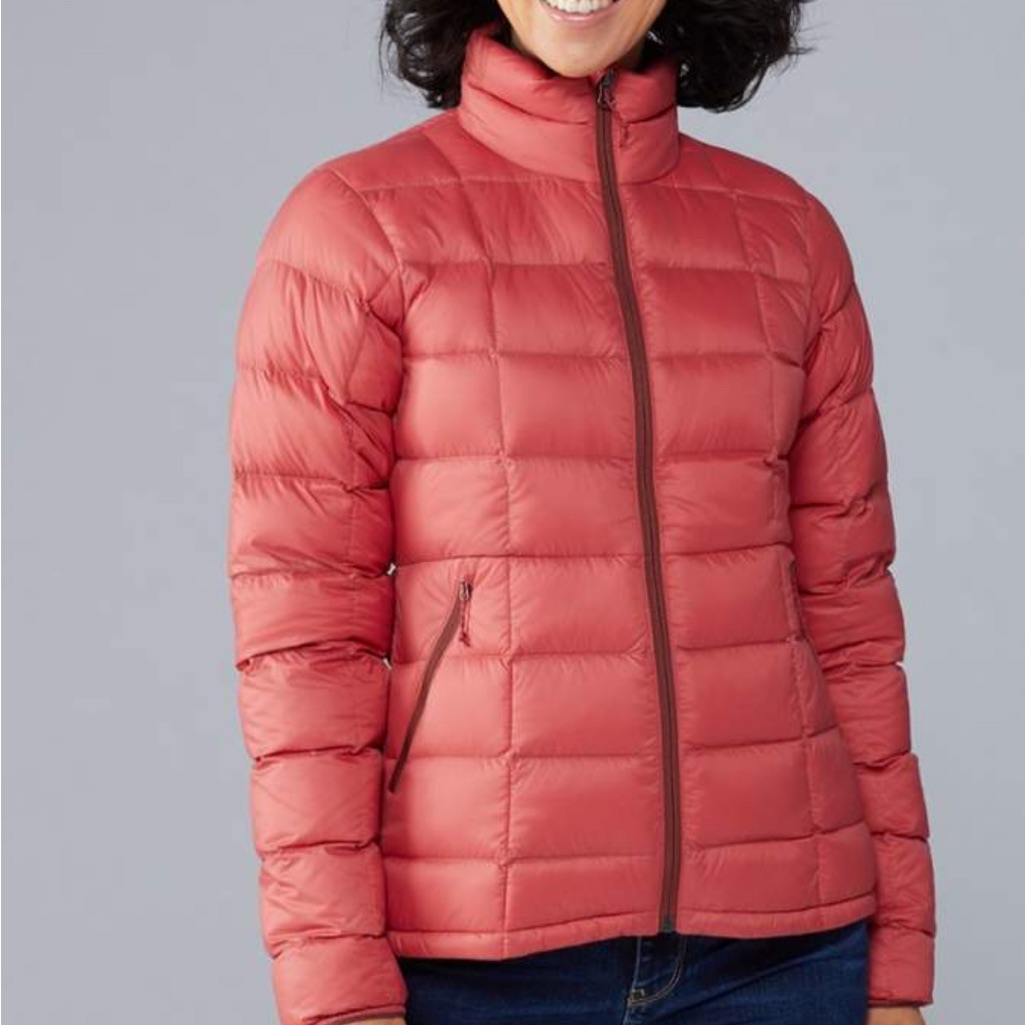 Rei Co-Op Women's Stylish Coral Puffer Down Jacket